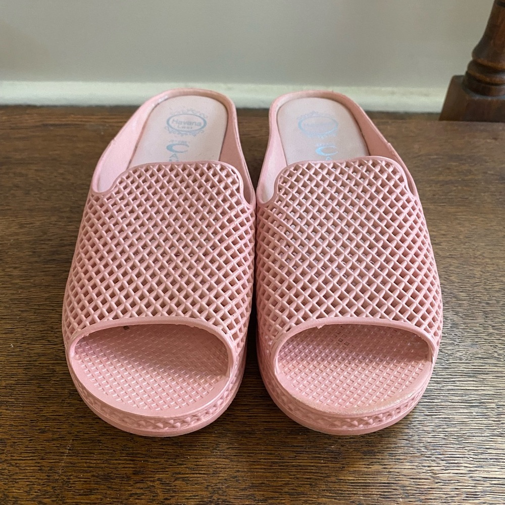 Free People Jeffery Campbell Havana Last Pink Sandals Womens size 8